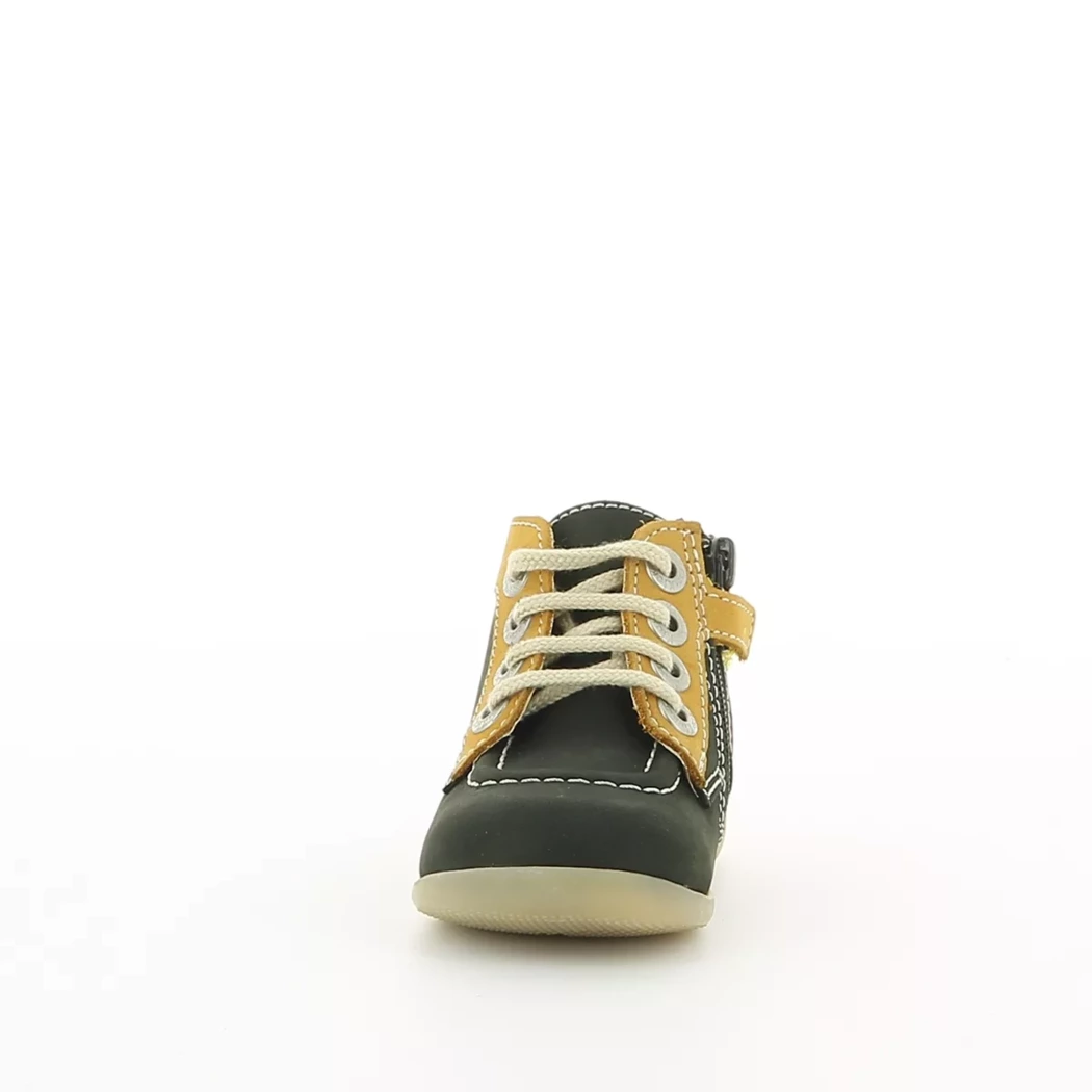 Image (5) de la chaussures Kickers - Bottines Vert en Cuir nubuck