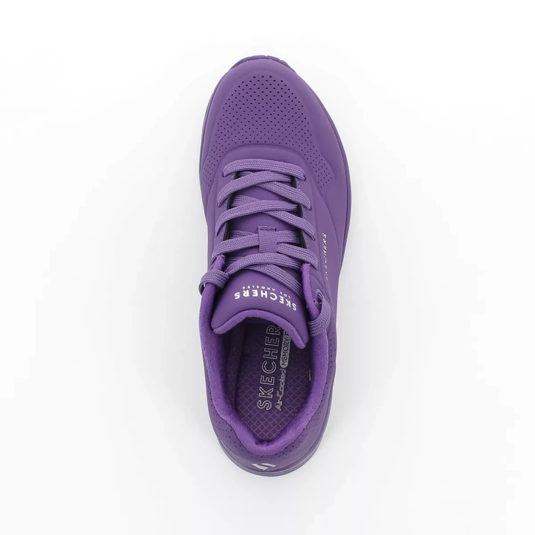 Image (6) de la chaussures Skechers - Baskets Violet / Lilas en Cuir synthétique Image (6) de la chaussures Skechers - Baskets Violet / Lilas en Cuir synthétique