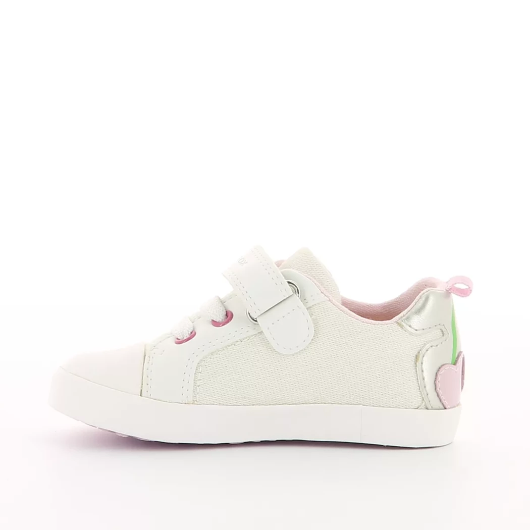 Image (4) de la chaussures Geox - Baskets Blanc en Textile
