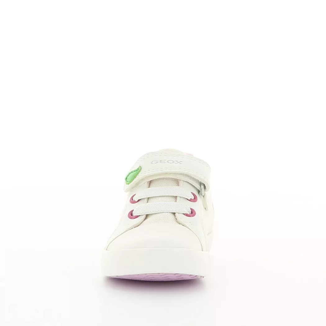 Image (5) de la chaussures Geox - Baskets Blanc en Textile