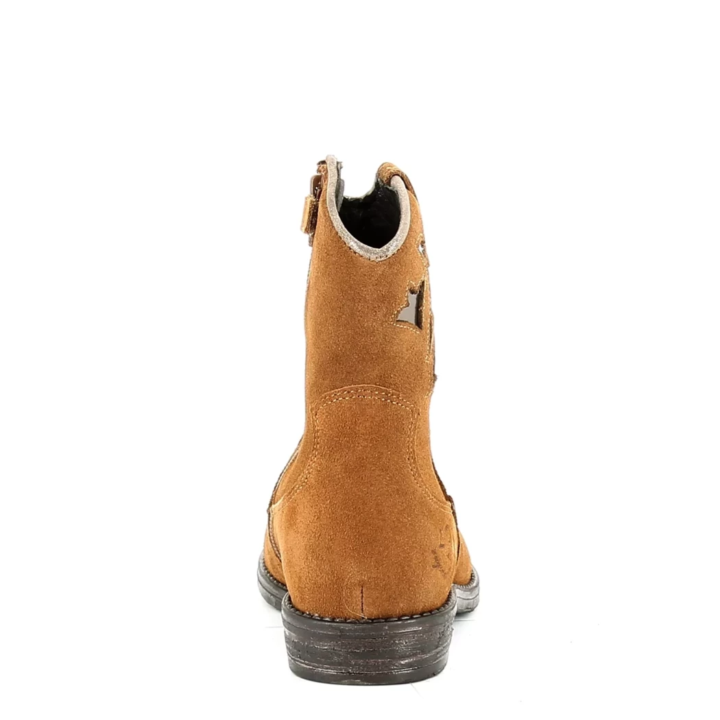 Image (3) de la chaussures Little David - Boots Cuir naturel / Cognac en Cuir nubuck
