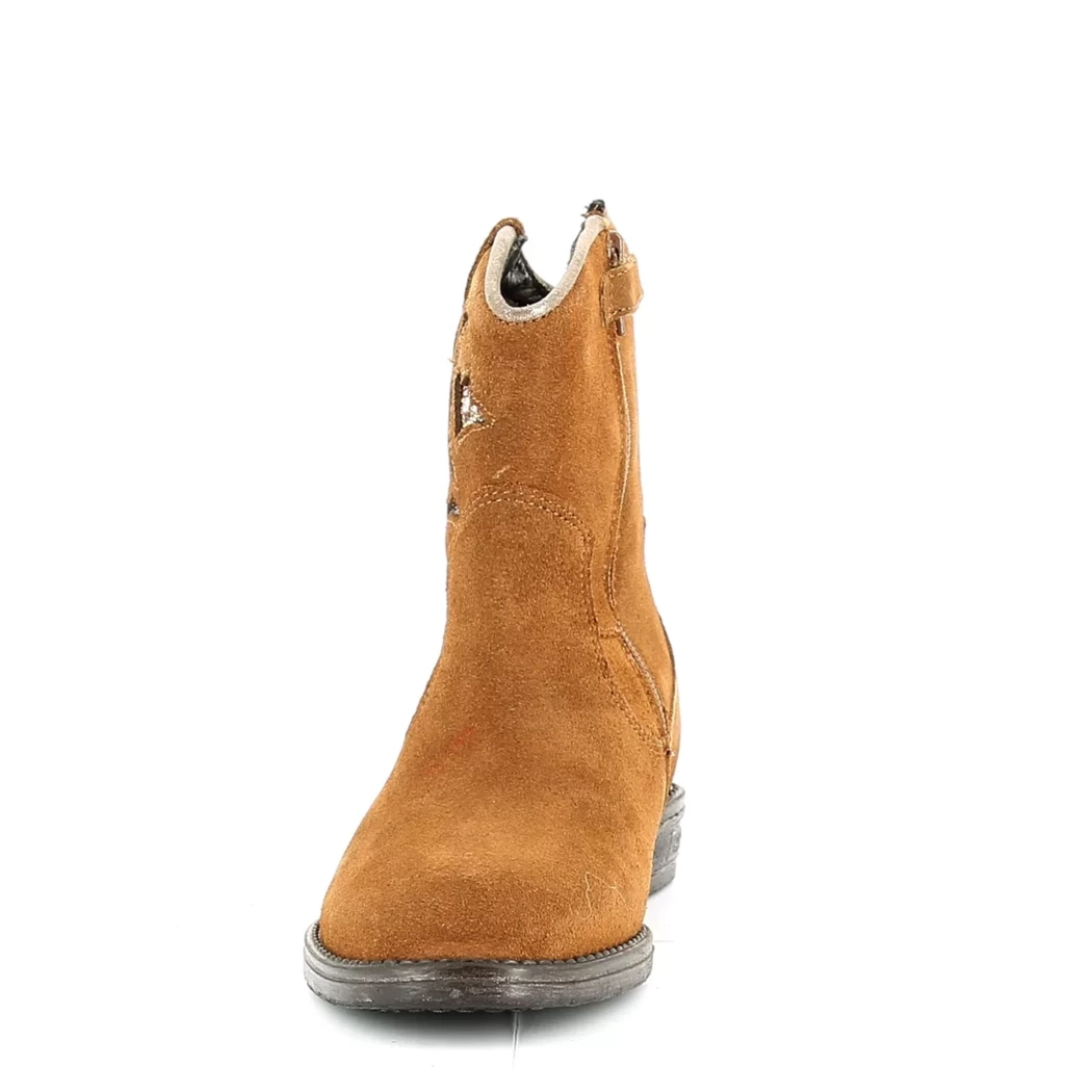 Image (5) de la chaussures Little David - Boots Cuir naturel / Cognac en Cuir nubuck